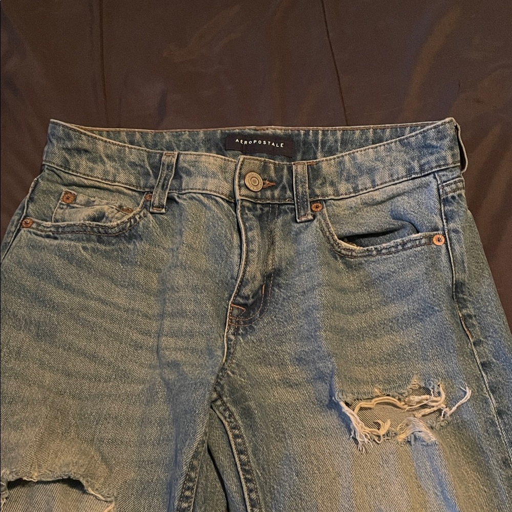 Aeropostale Ripped Denim Jeans